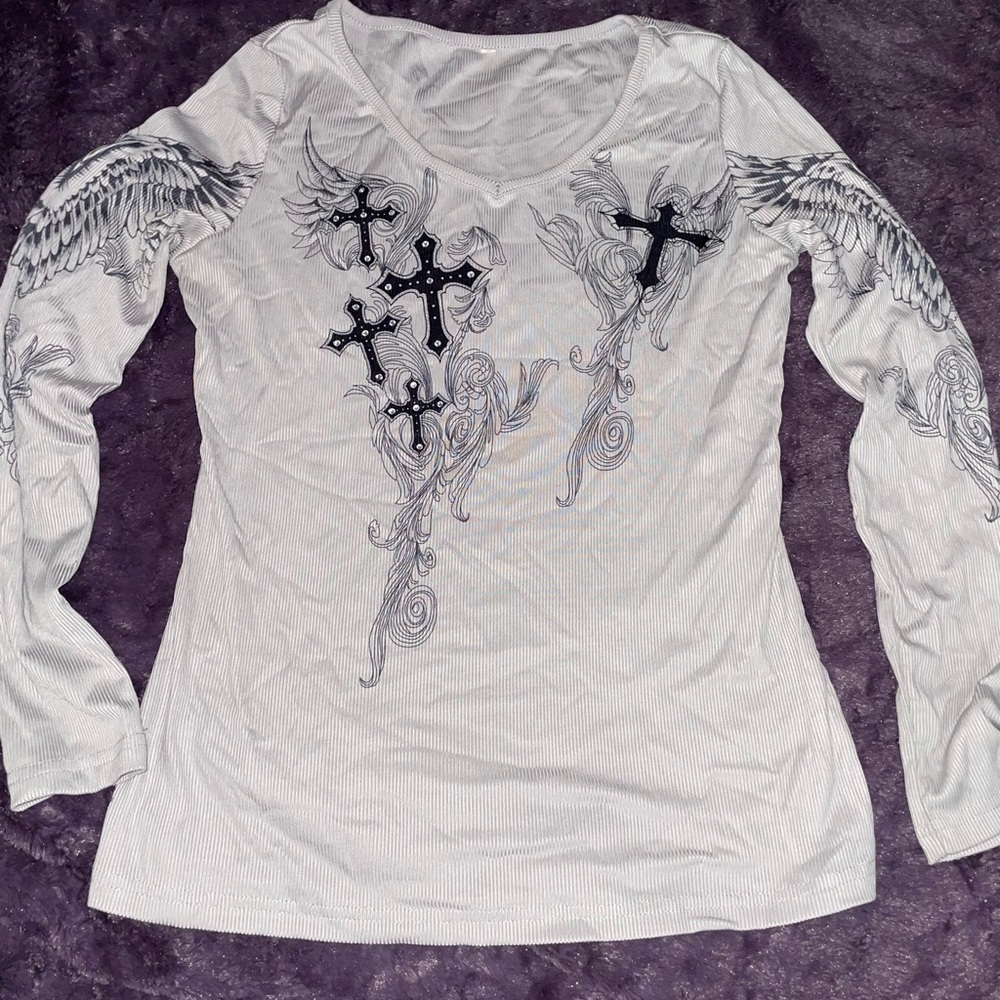 Women's Y2K Fashion Long Sleeve Tee